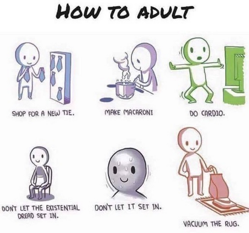 how to adult
