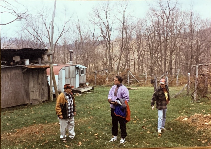 Richard Rose and trailer