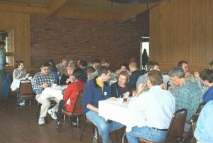 April 2003 TAT conference - conversations over lunch