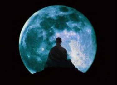 meditation under the moon