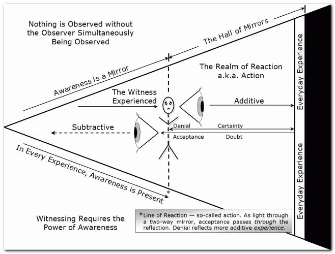Nothing is observed without the Observer being simultaneously observed.