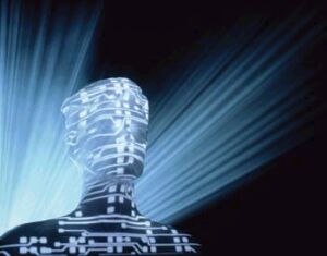 transparent man from HP blade server ad