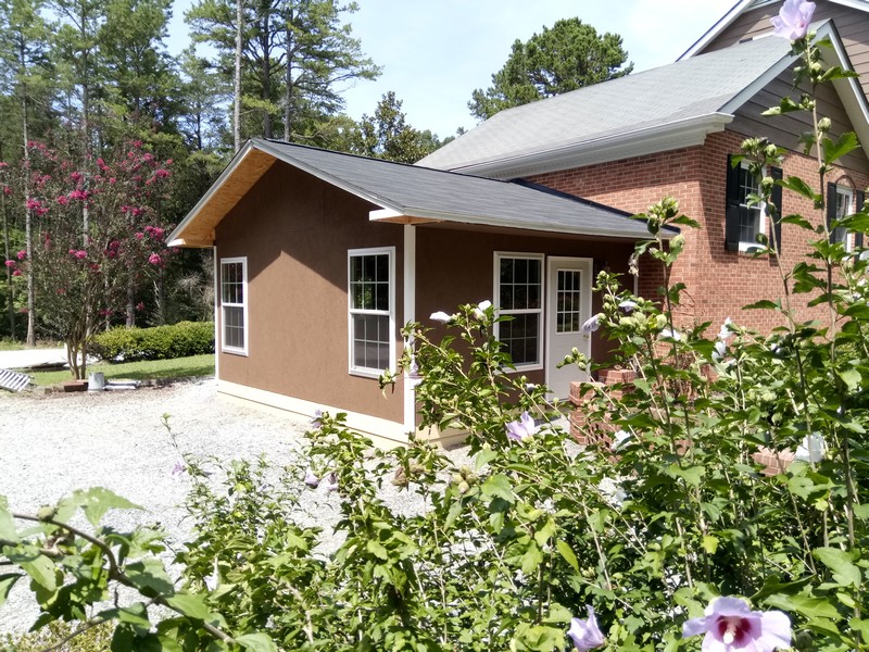 expanded meeting room exterior finished