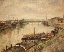 Stone Bridge, by Pissarro