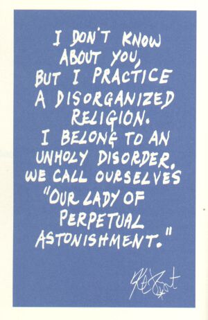 Kurt Vonnegut cartoon