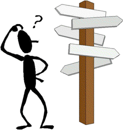 confusion over the direction to take