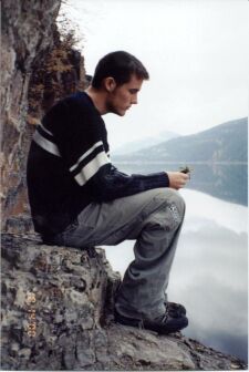 young man contemplating life