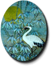 white crane