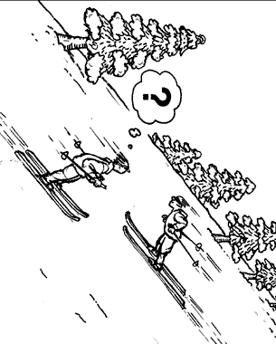 skiing, by Chris Madden