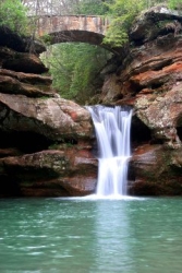 Upper Falls, Old Mans Cave, Hocking Hills State Park, Ohio